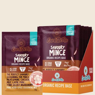 Quick Stix Mix Organic Recipe Base Savoury Mince 10x55g