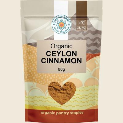 Organic Ceylon Cinnamon 80g