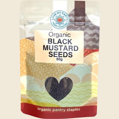 Organic Black Mustard Seeds 80g