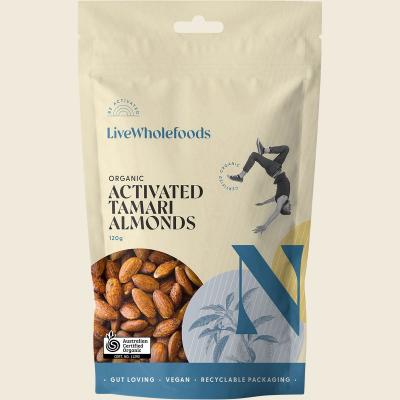 Organic Activated Tamari Almonds 120g