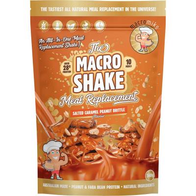 The Macro Shake Meal Replacement Salted Caramel Peanut 560g