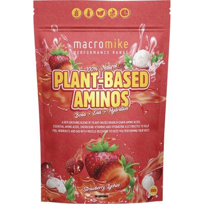Plant-Based Aminos Strawberry Lychee 300g