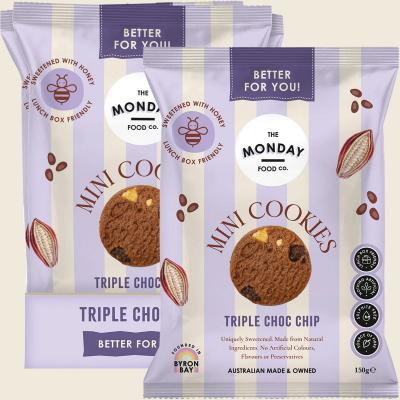 Mini Cookies Triple Choc Chip 6x150g