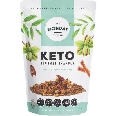 Keto Gourmet Granola Sweet Cinnamon Pecan 300g