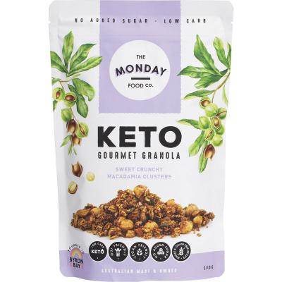 Keto Gourmet Granola Sweet Crunchy Macadamia Clusters 300g Keto Gourmet Granola Sweet Crunchy Macadamia Clusters 300g