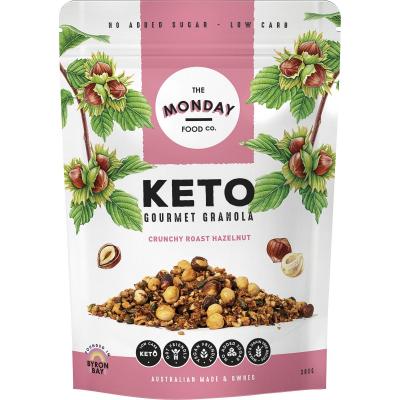 Keto Gourmet Granola Crunchy Roast Hazelnut 300g