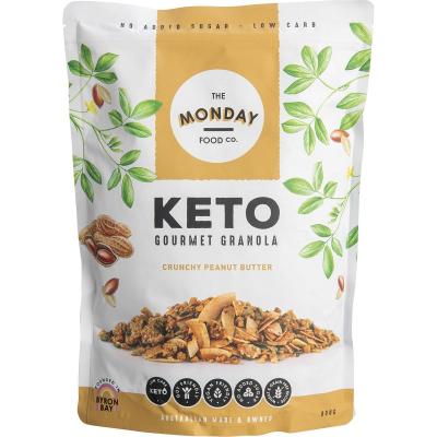 Keto Gourmet Granola Crunchy Peanut Butter 800g Keto Gourmet Granola Crunchy Peanut Butter 800g