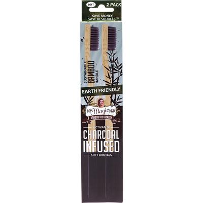 Bamboo Charcoal Toothbrush 12x2pk