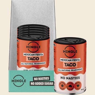 Mexican Fiesta Taco All Natural Seasoning 5x50g