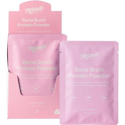 Bone Broth Protein Powder Real Strawberry 10x30g