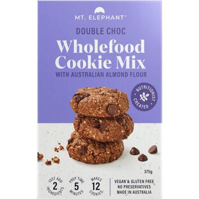 Wholefood Cookie Mix Double Choc 375g