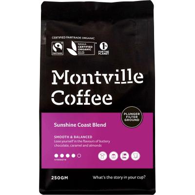 Coffee Ground Plunger Sunshine Coast Blend 250g