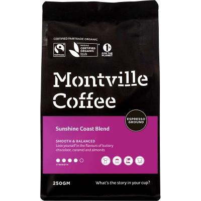 Coffee Ground Espresso Sunshine Coast Blend 250g