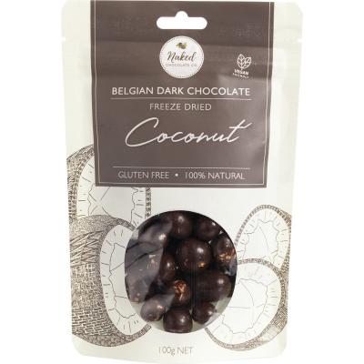 Freeze Dried Coconut Dark Chocolate 100g