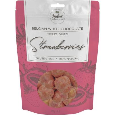 Freeze Dried Strawberries White Chocolate 90g