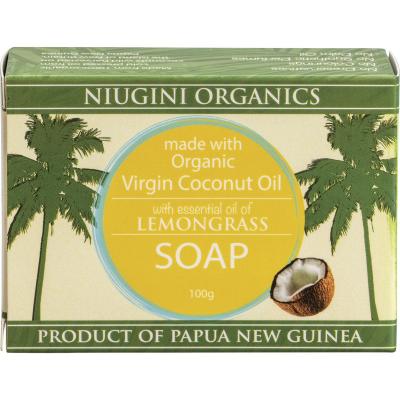 Virgin Coconut Oil Soap Lemongrass 100g