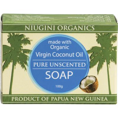 Virgin Coconut Oil Soap Pure (Unscented) 100g