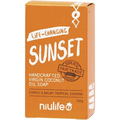 Coconut Oil Soap Sunset 100g