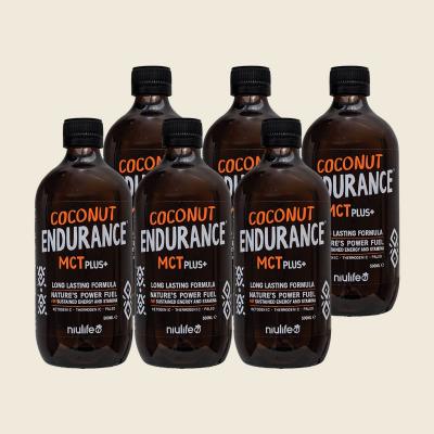 Coconut MCT Plus+ Oil Endurance 6x500ml