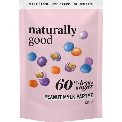 Peanut Mylk Partyz 60% less sugar 6x135g