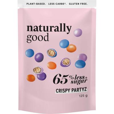 Crispy Partyz 65% less sugar 6x125g