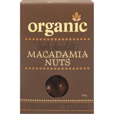 Dark Chocolate Macadamia Nuts 150g