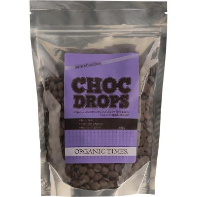 Choc Drops Dark Couverture Drops 500g Choc Drops Dark Couverture Drops 500g