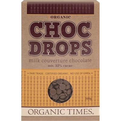 Choc Drops Milk Couverture Drops 200g