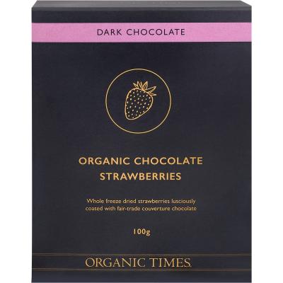 Dark Chocolate Strawberries 100g