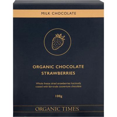 Milk Chocolate Strawberries 100g