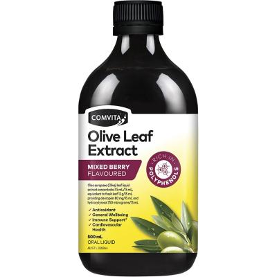 Olive Leaf Extract Mixed Berry 500ml