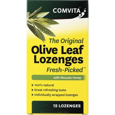 Olive Leaf Extract Lozenges with Manuka Honey 12pk