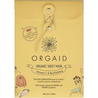 Organic Sheet Mask Vitamin C & Revitalizing 4x24ml