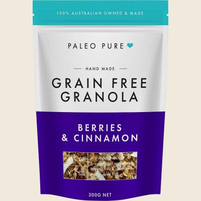 Organic Grain Free Granola Berries & Cinnamon 300g Organic Grain Free Granola Berries & Cinnamon 300g