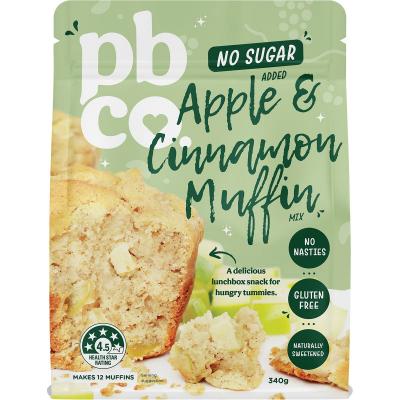 Apple Cinnamon Muffin Mix No Sugar Added 340g