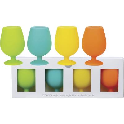 Stemm Silicone Wine Glass Set Campinas 4x250ml