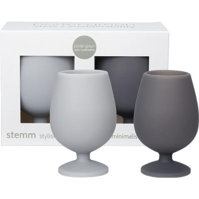 Stemm Silicone Wine Glass Set Whitehorse 2x250ml