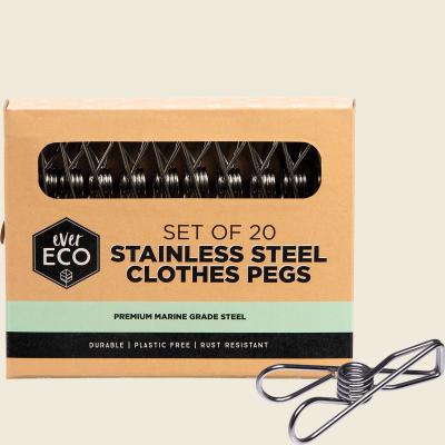 Stainless Steel Clothes Pegs Premium Marine Grade 20pk