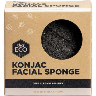 Konjac Facial Sponge Charcoal