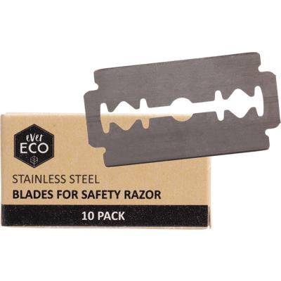 Safety Razor Stainless Steel Blades Refill Pack 10pk