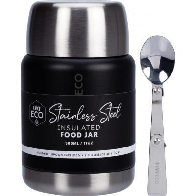 Insulated Stainless Steel Food Jar Onyx 500ml