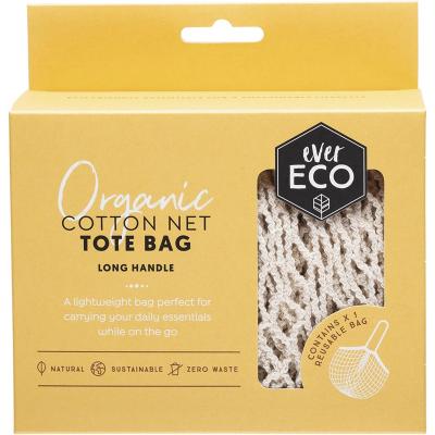 Tote Bag Long Handle Organic Cotton Net