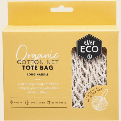Tote Bag Long Handle Organic Cotton Net