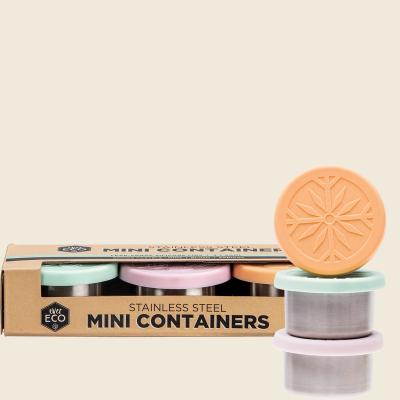Stainless Steel Mini Containers Spring Pastel 3pk Stainless Steel Mini Containers Spring Pastel 3pk