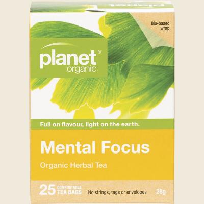 Mental Focus Herbal Tea Bags 25pk