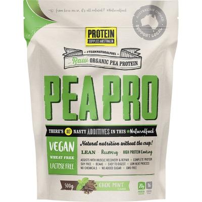 PeaPro Raw Pea Protein Choc Mint 500g