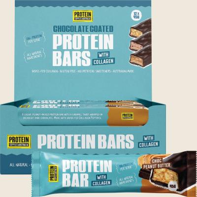 Protein Bar with Collagen Choc Peanut Butter 12x45g