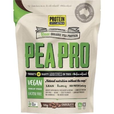 PeaPro Raw Pea Protein Chocolate 500g