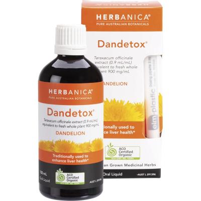 Herbanica Herbal Tincture Dandetox Dandelion 100ml
