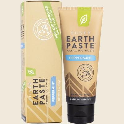 Earthpaste Toothpaste with Silver Peppermint 113g Earthpaste Toothpaste with Silver Peppermint 113g